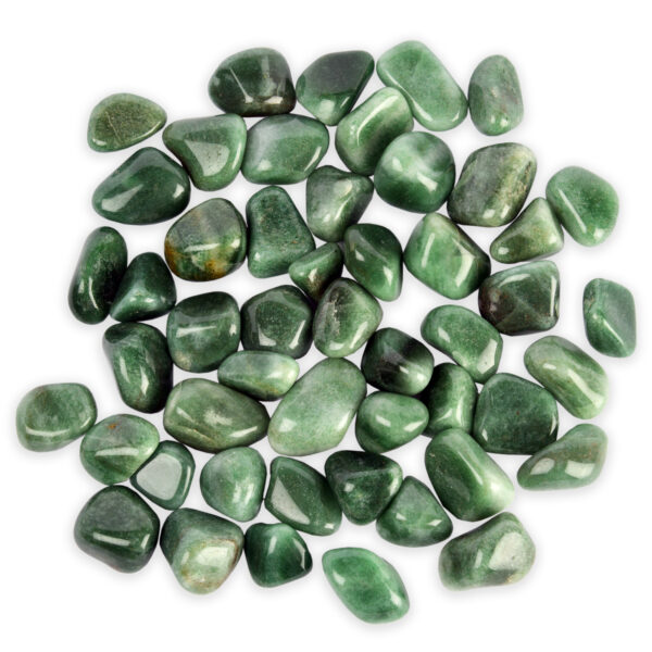 Large Green Quartz Tumbled Gemstones
