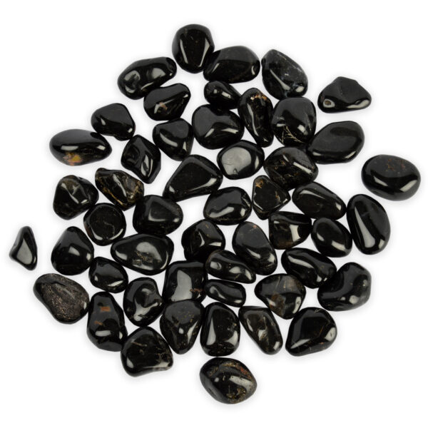 Large Black Onyx Tumbled Gemstones