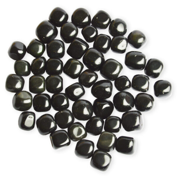 Large Black Obsidian Tumbled Gemstones