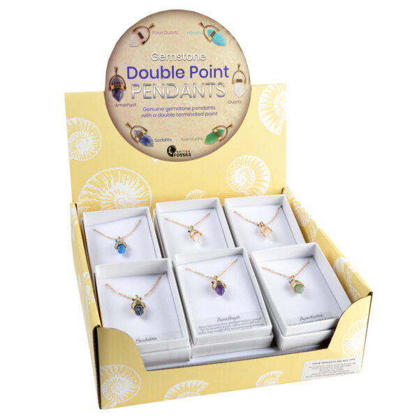 Gemstone Double Point Pendant Pack