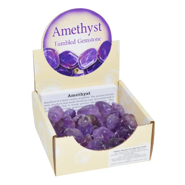 Large Amethyst Tumbled Gemstones Pack