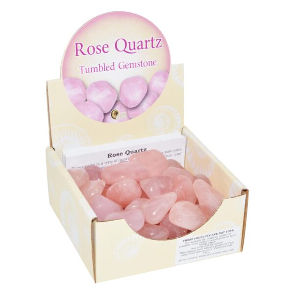 Large Rose Quartz Tumbled Gemstones Pack