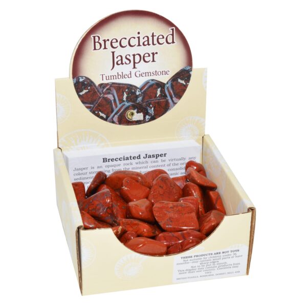 Large Brecciated Jasper Tumbled Gemstone Pack