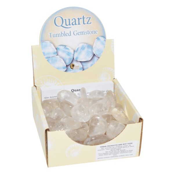 Large Quartz Tumbled Gemstones Pack