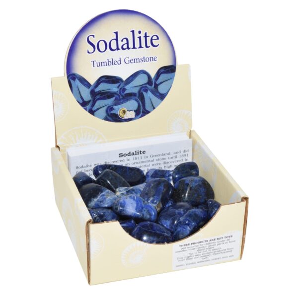 Large Sodalite Tumbled Gemstones Pack