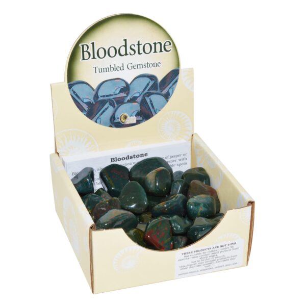 Large Bloodstone Tumbled Gemstones Pack