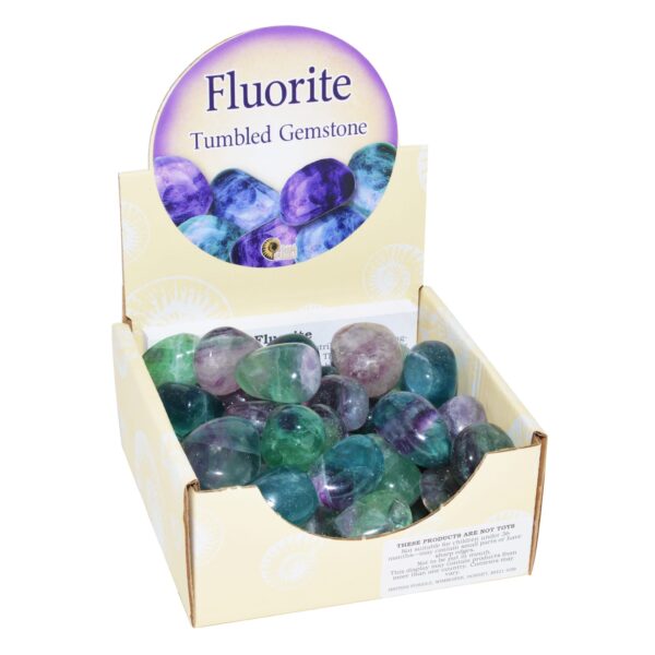 Large Fluorite Tumbled Gemstones Pack