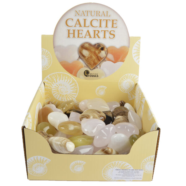 Natural Calcite Heart Pack