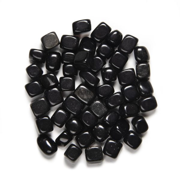 Black Obsidian Tumbled Gemstones