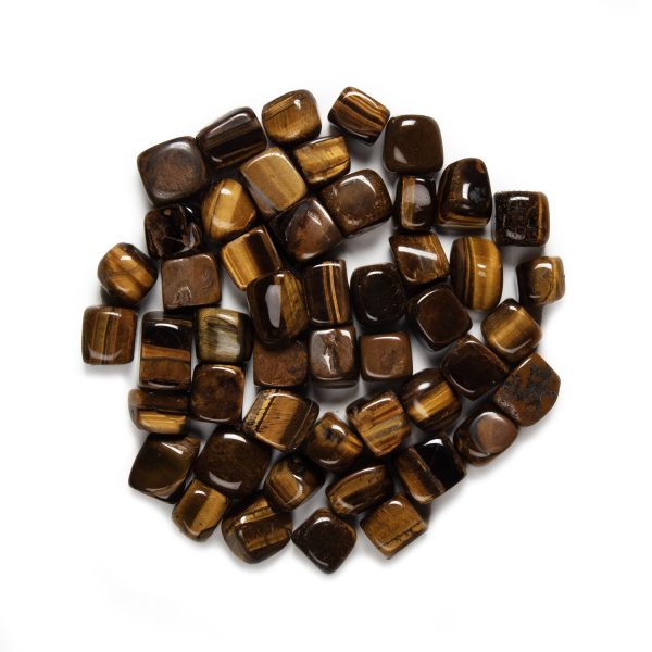 Gold Tiger Eye Tumbled Gemstones