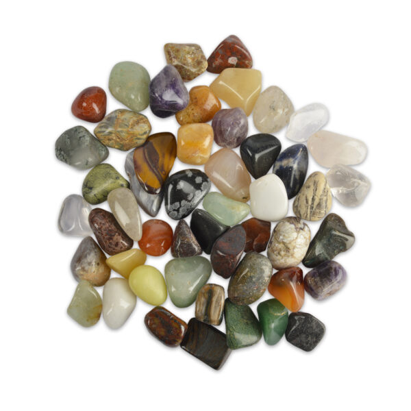 Large Mixed Tumbled Gemstones - B Grade