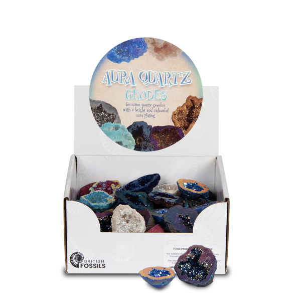 Aura Quartz Geode Pack