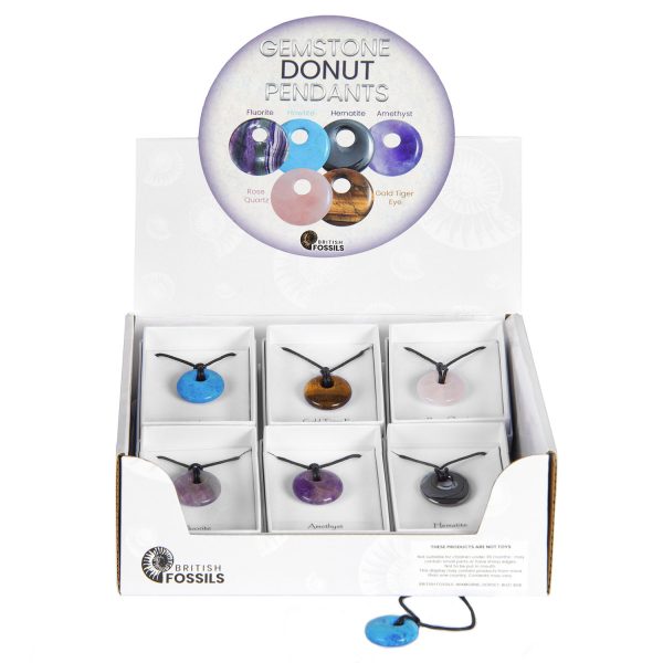 Gemstone Donut Pendant Pack