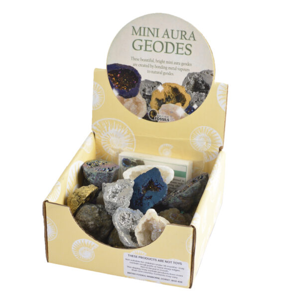 Mini Aura Half Geodes Pack