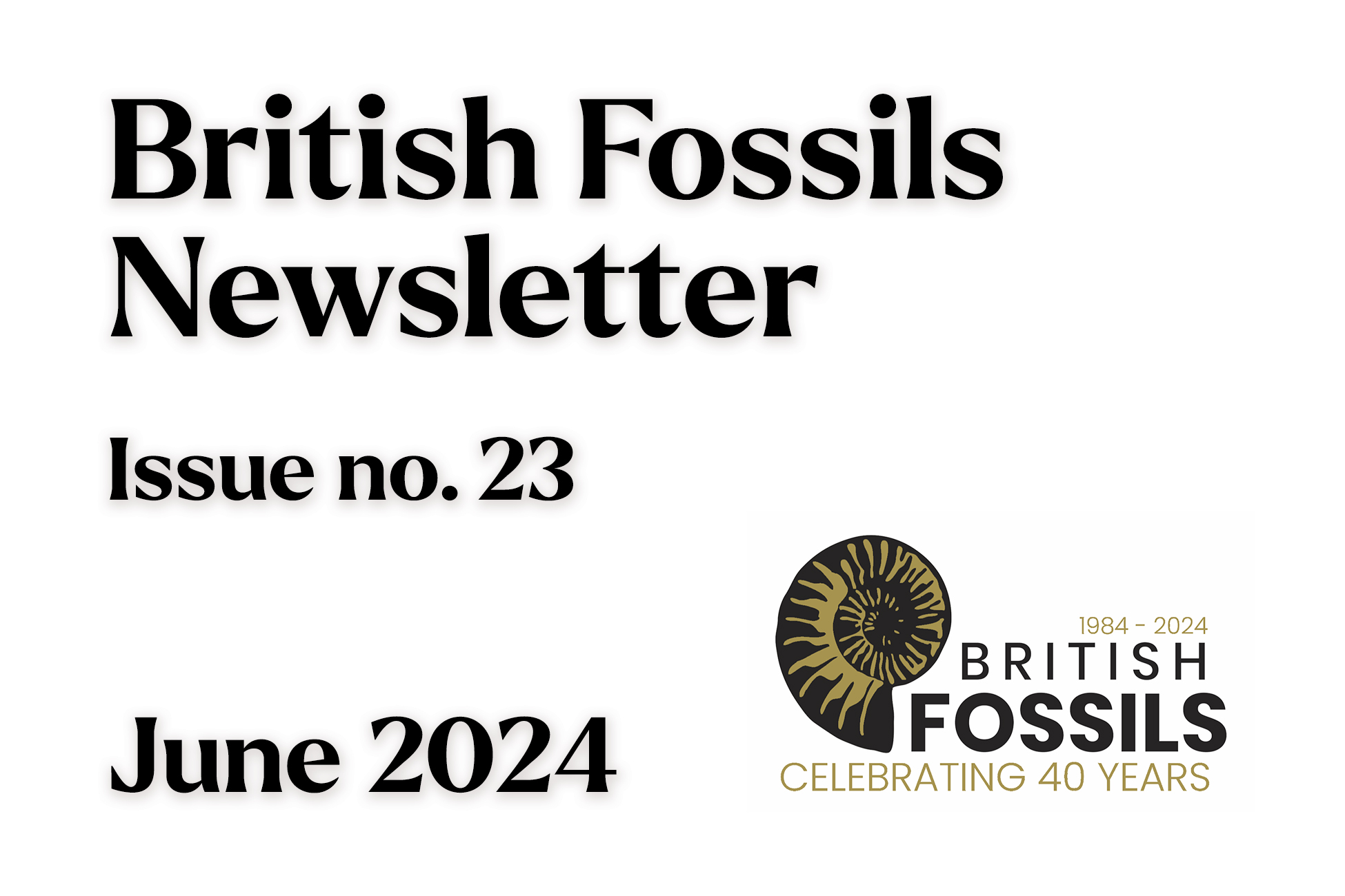 British Fossils Newsletter - June 2024 - British Fossils