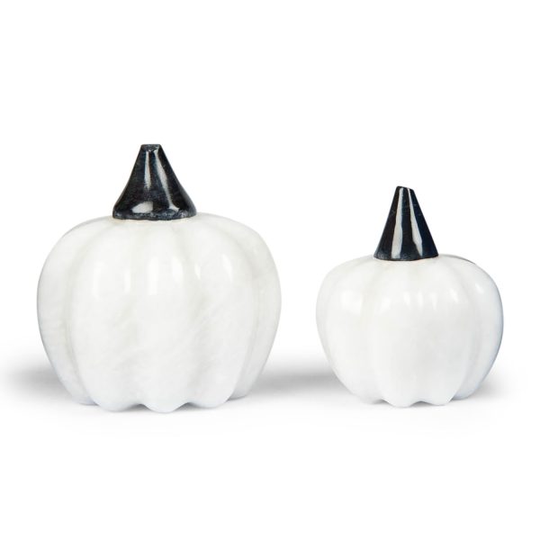 White Marble Pumpkins