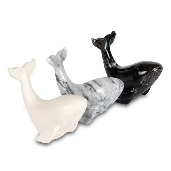 5" Marble Whale