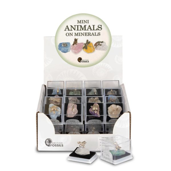 Mini Animals on Minerals